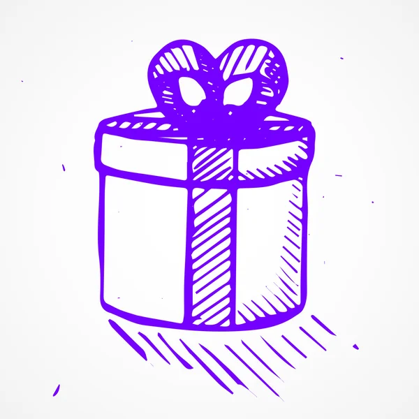 Caja de regalo — Vector de stock