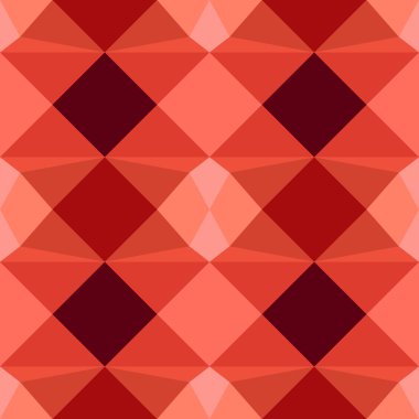 Kırmızı kareli desen