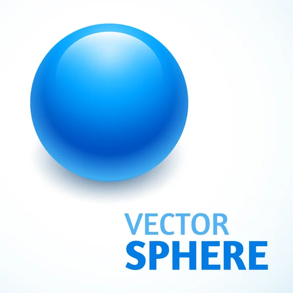 Vektor bola abstrak dengan teks - Stok Vektor