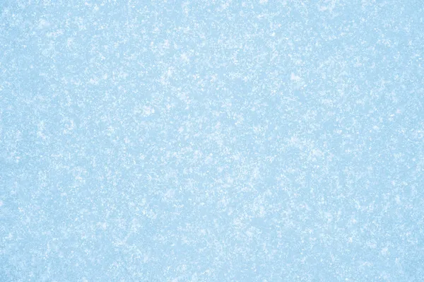 Ghiaccio Azzurro Chiaro Nel Gelo Bianco Sfondo Naturale — Foto Stock