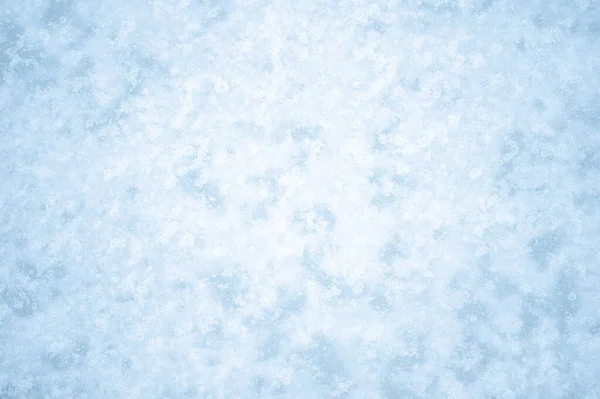 Světle modrý led s efektem oparu z bílého mrazu. Pozadí — Stock fotografie