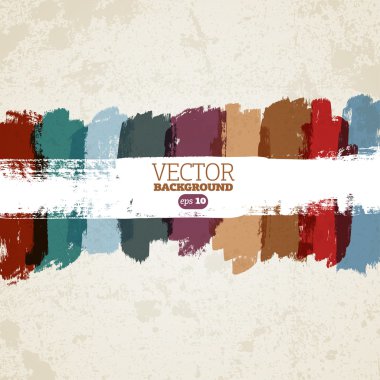 tasarlamak vektör grunge el-boyalı arka plan