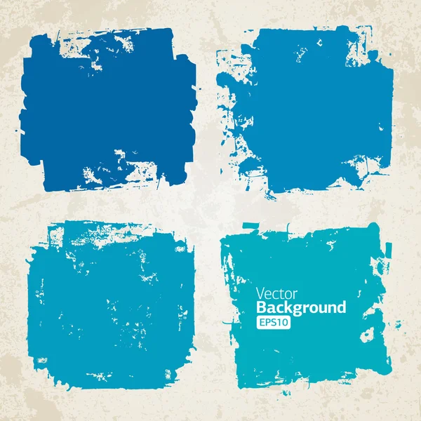 vektör kümesi grunge fırça renkli arka planlar