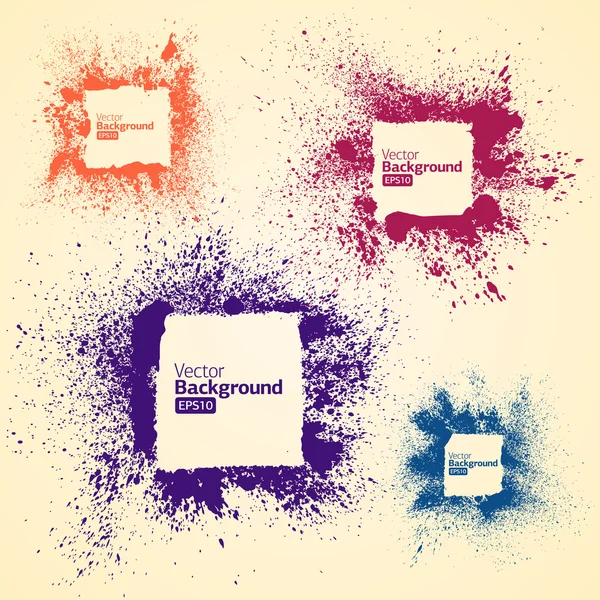 renkli kare bir grunge