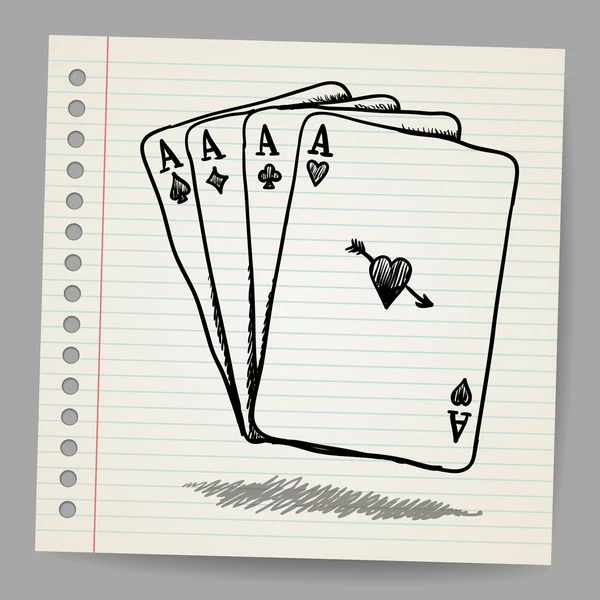 4 Ace Card Drawing