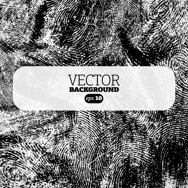 Vector thumb, finger print background. — Stock Vector
