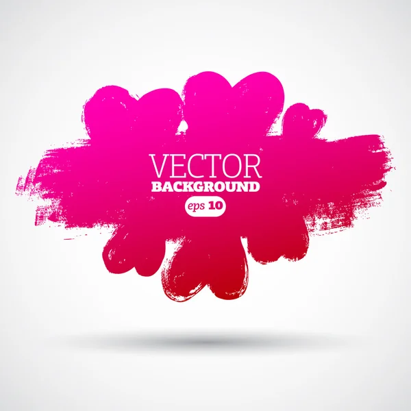 Grafikus grunge, szívek, festék fröccs vektor. — Stock Vector