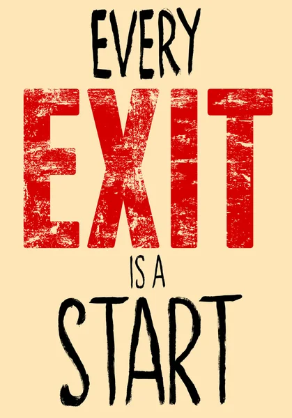 Her çıkışa bir başlangıç tipografi ilişkindir.