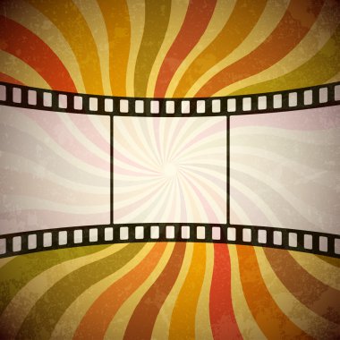 Grunge film arka planı. Vektör, EPS10