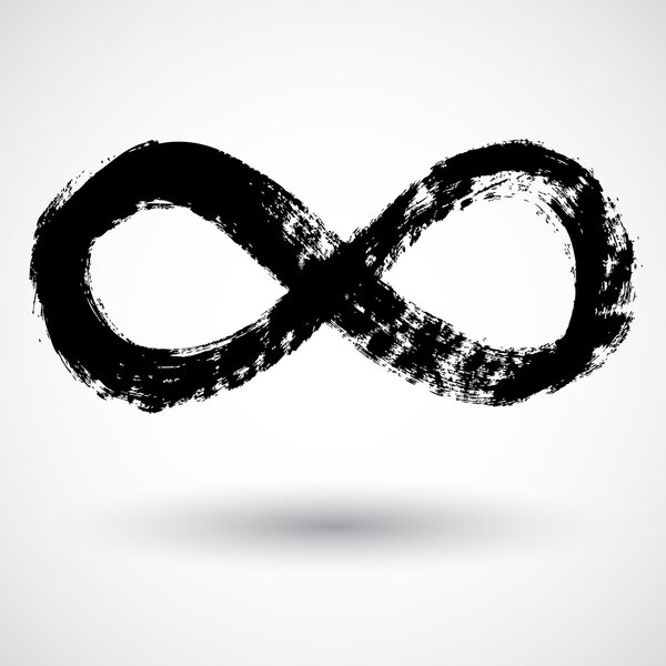 Infinity symbol. Vector.