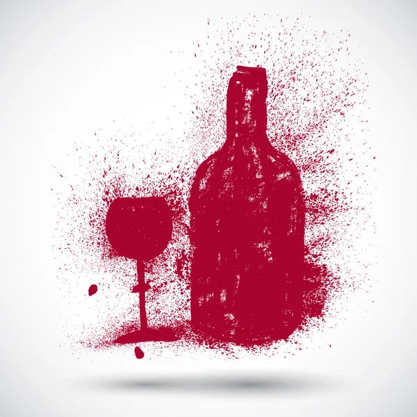Wino do picia znak — Wektor stockowy