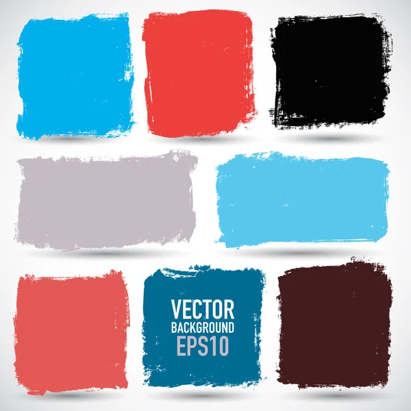 Grunge fondos coloridos — Vector de stock