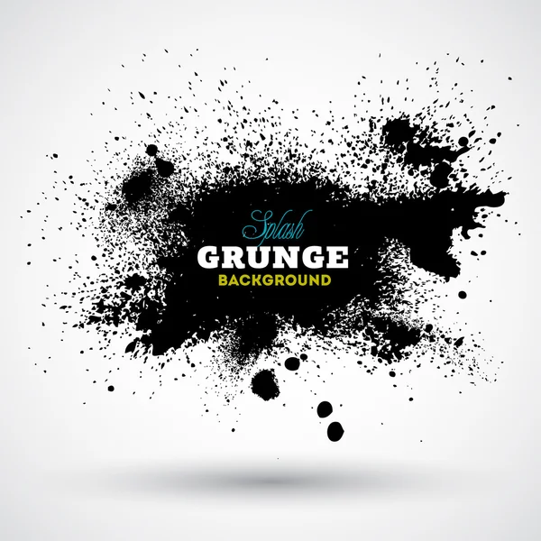 Grunge Splash Banner — Stock vektor