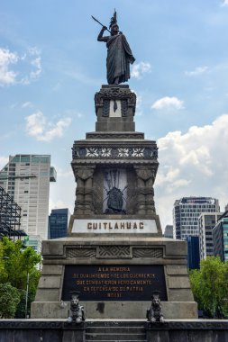 Monument to Cuitlahuac clipart