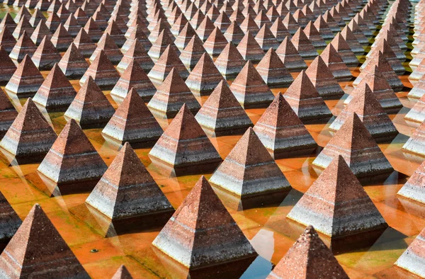 Pyramids of Plaza Juarez — Stock Photo, Image
