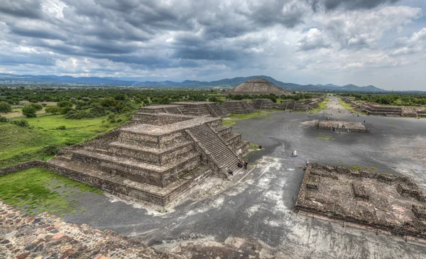Piramiden van Teotihuacan, Mexico — Stockfoto