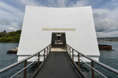 USS arizona Anıtı pearl harbor hawaii