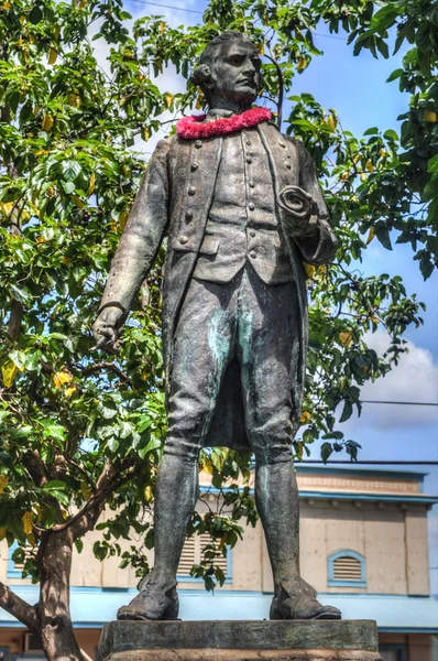 Capitán James Cook Estatua Kauai Hawaii — Foto de Stock