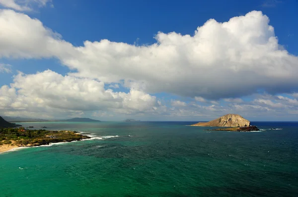 Dramatyczny krajobraz Oahu na Hawajach — Zdjęcie stockowe