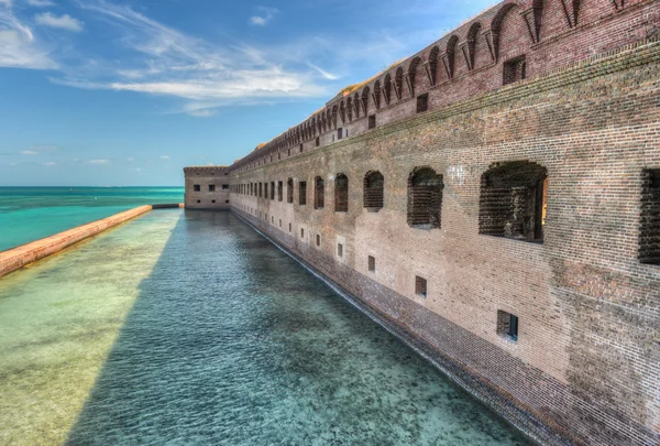 Fort jefferson in dry tortugas nationaal park — Stockfoto