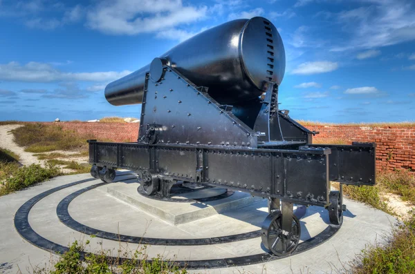 Kanón v fort jefferson, florida — Stock fotografie