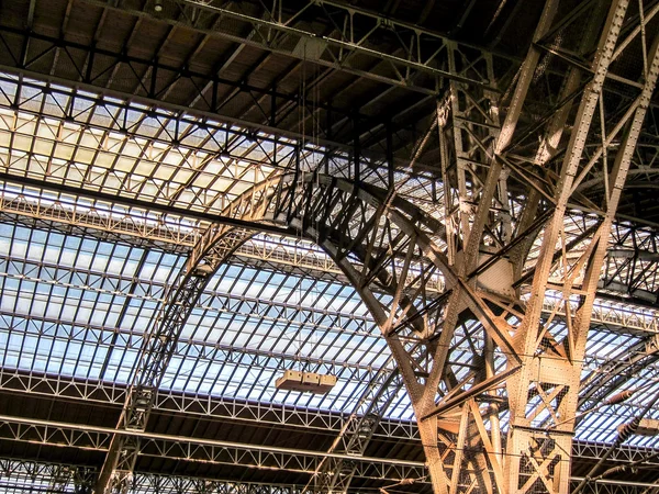 Estación central Hauptbahnhof, Leipzig — Foto de Stock