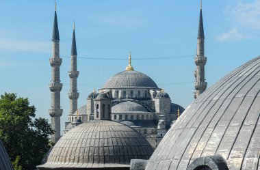 Mavi Cami olarak görülen Ayasofya sophia
