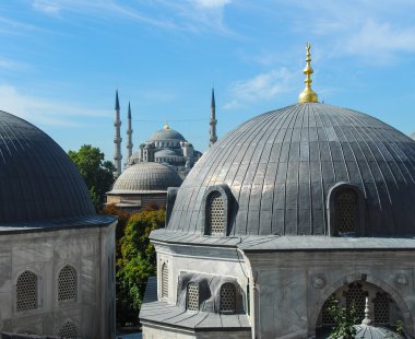 Mavi Cami olarak görülen Ayasofya sophia