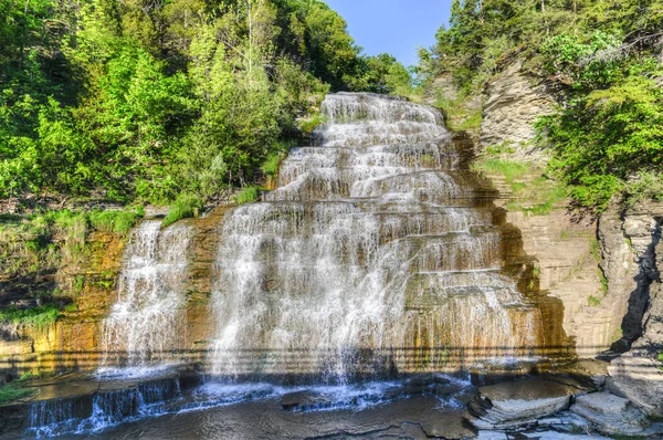 Hectore falls, finger lakes, ny — Stock fotografie