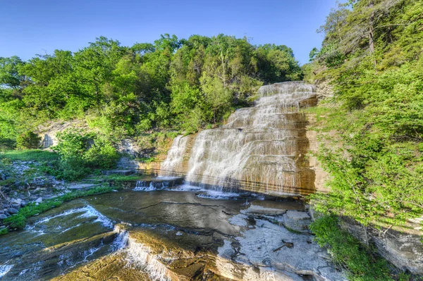 Hector Falls, finger gölleri, ny — Stok fotoğraf