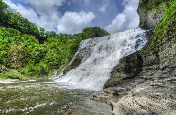 Ithaca, new york düşüyor — Stok fotoğraf