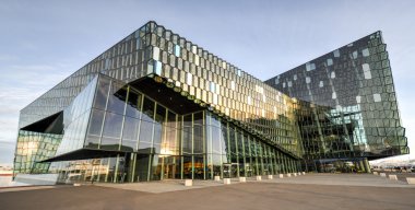 Harpa konser salonu.