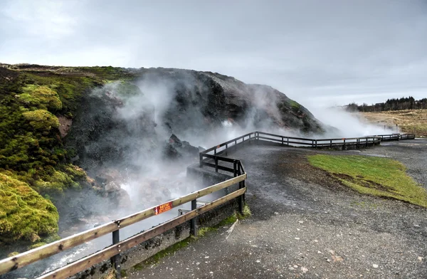 Deildartunguhver Geothermal Spring, Iceland — Stock Photo, Image