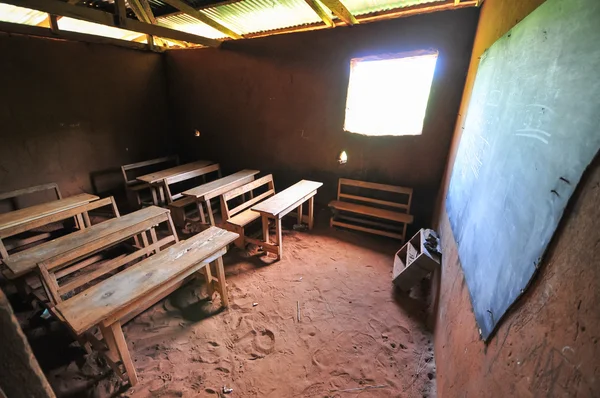 Escola primária africana Sala de aula — Fotografia de Stock