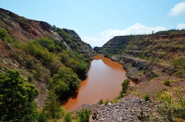 Cykling i mlilwane naturreservat — Stockfoto