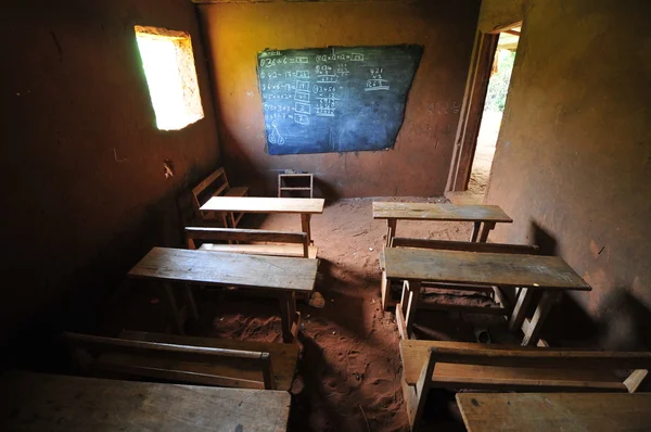 African Elementary School Classroom — Stock Photo, Image