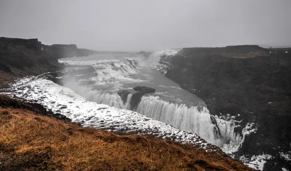 Gullfoss 瀑布冰岛 — 图库照片