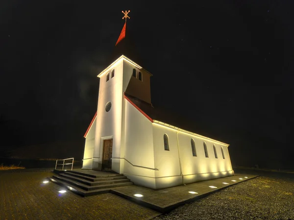 Vik kerk, IJsland — Stockfoto