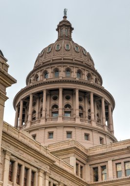 The Texas State Capitol Building clipart
