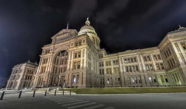 The Texas State Capitol Building, Night — Stock Photo, Image