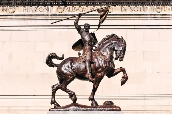 Estatua ecuestre de El Cid — Foto de Stock