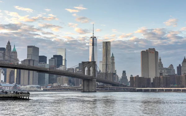 Nova Iorque Skyline de Brooklyn — Fotografia de Stock