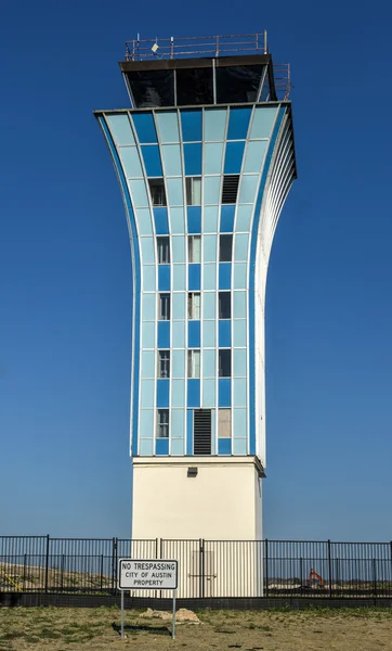 Historische austin mueller luchthaven toren — Stockfoto