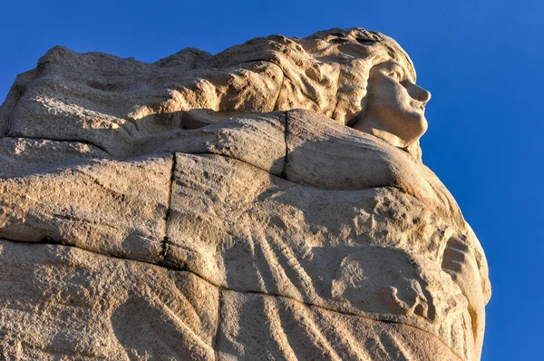 Мормонів батальйон пам'ятник, Солт-Лейк-Сіті, штат Юта — стокове фото