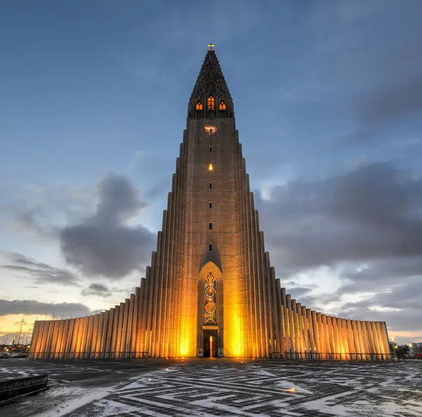 Reykjavik, İzlanda 'daki Hallgrimskirkja Katedrali