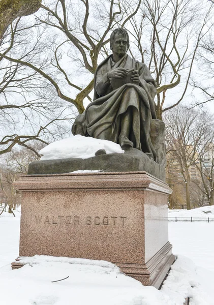 Walter Scott, Central Park, Nueva York — Foto de Stock