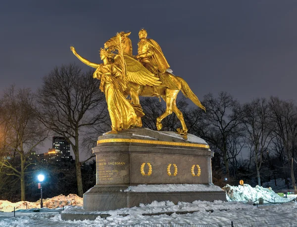 William Tecumseh Sherman Memorial, New York — Stock Photo, Image