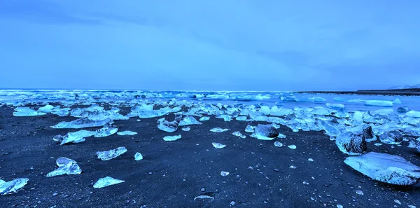 Glacier lagoon, Jokulsarlon, Islândia — Fotografia de Stock