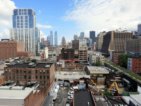 Вид на западную сторону NY Looking North — стоковое фото