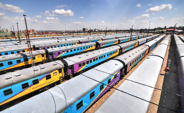 Braamfontein Railway Yards, Joanesburgo — Fotografia de Stock